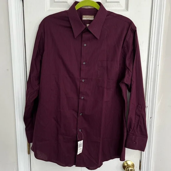 Van Heusen | Shirts | Van Heusen Mens Button Down Fitted Shirt Size Large Color Merlot | Poshmark Van Heusen | Shirts | Van Heusen Mens Button Down Fitted Shirt Size Large Color Merlot | Poshmark